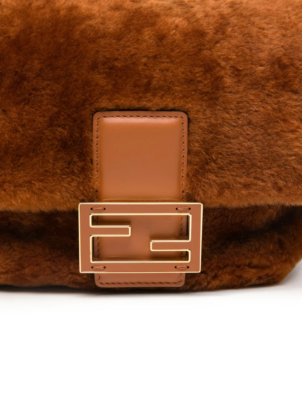 FENDI Kleine Mamma Baguette crossbodytas Bruin