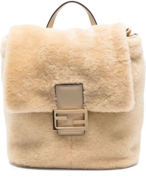 FENDI shearling backpack