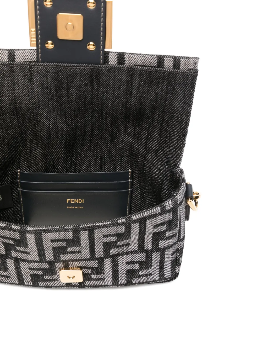 FENDI Baguette kleine tas Zwart