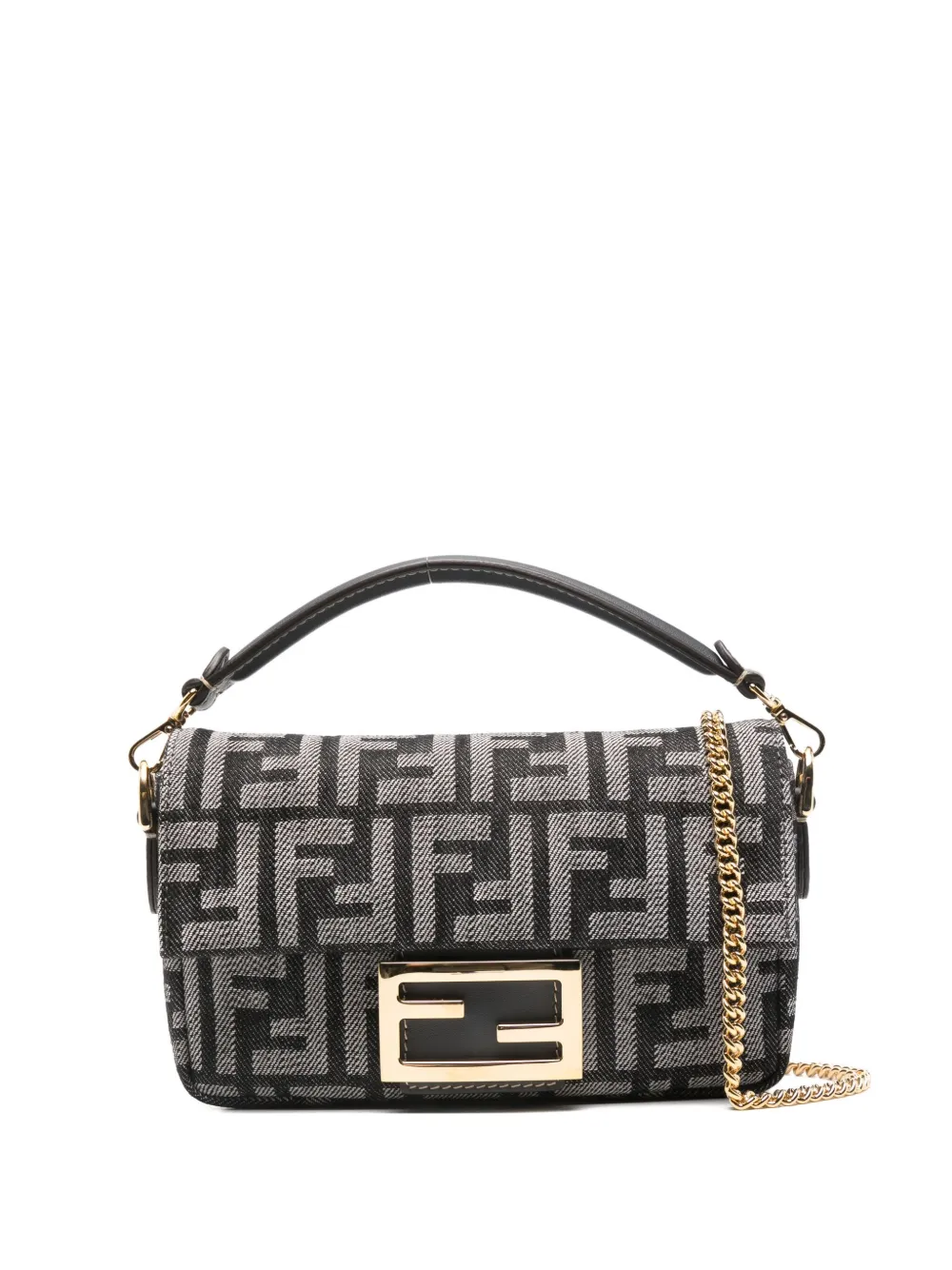 FENDI Borsa Baguette mini - Nero