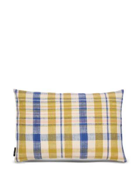 The Conran Shop Marabar checked-pattern cushion