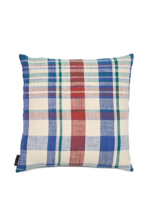 The Conran Shop Marabar checked-pattern cushion