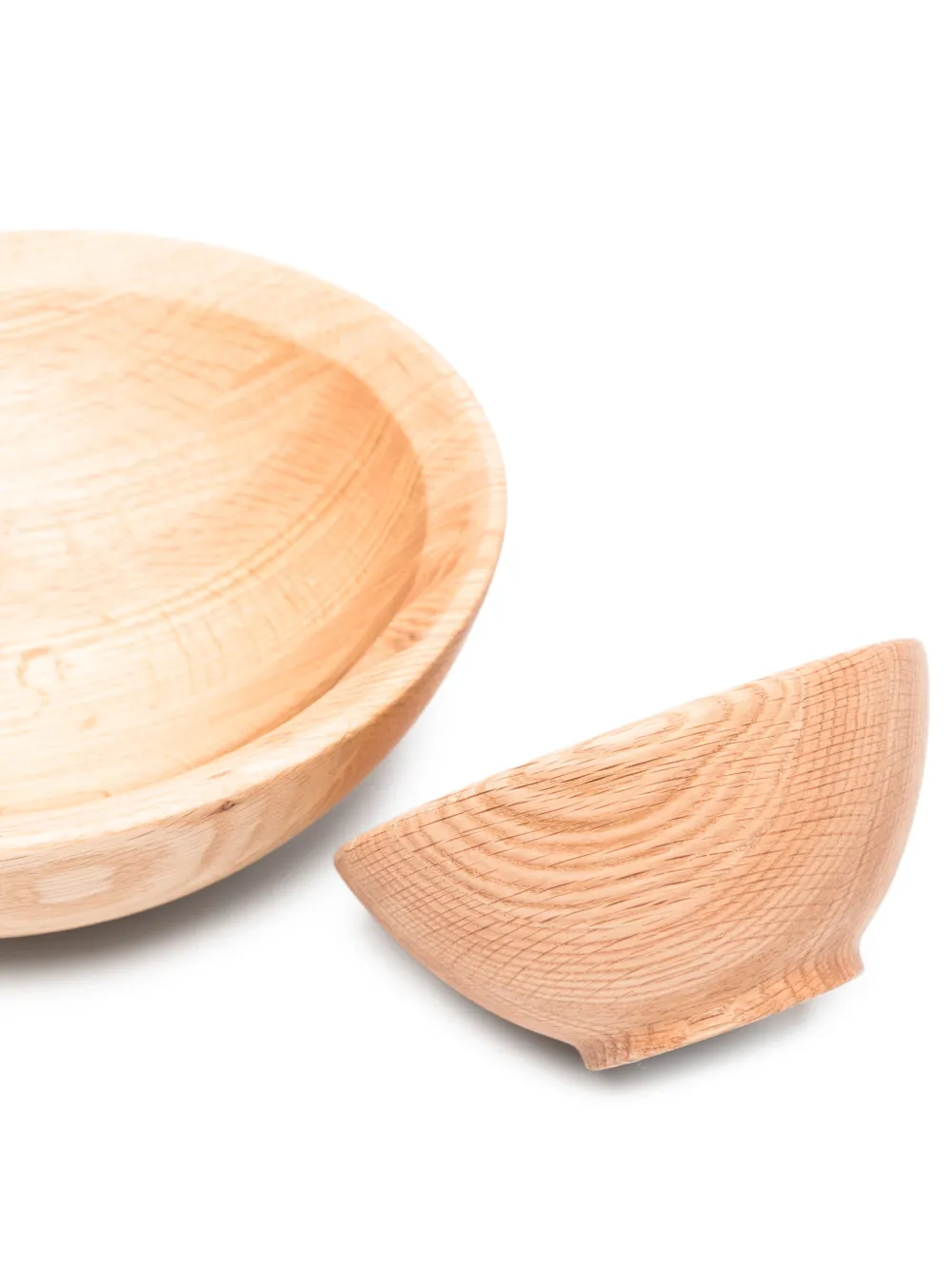 The Conran Shop Oak Snack Serving Bowl - Neutrals 