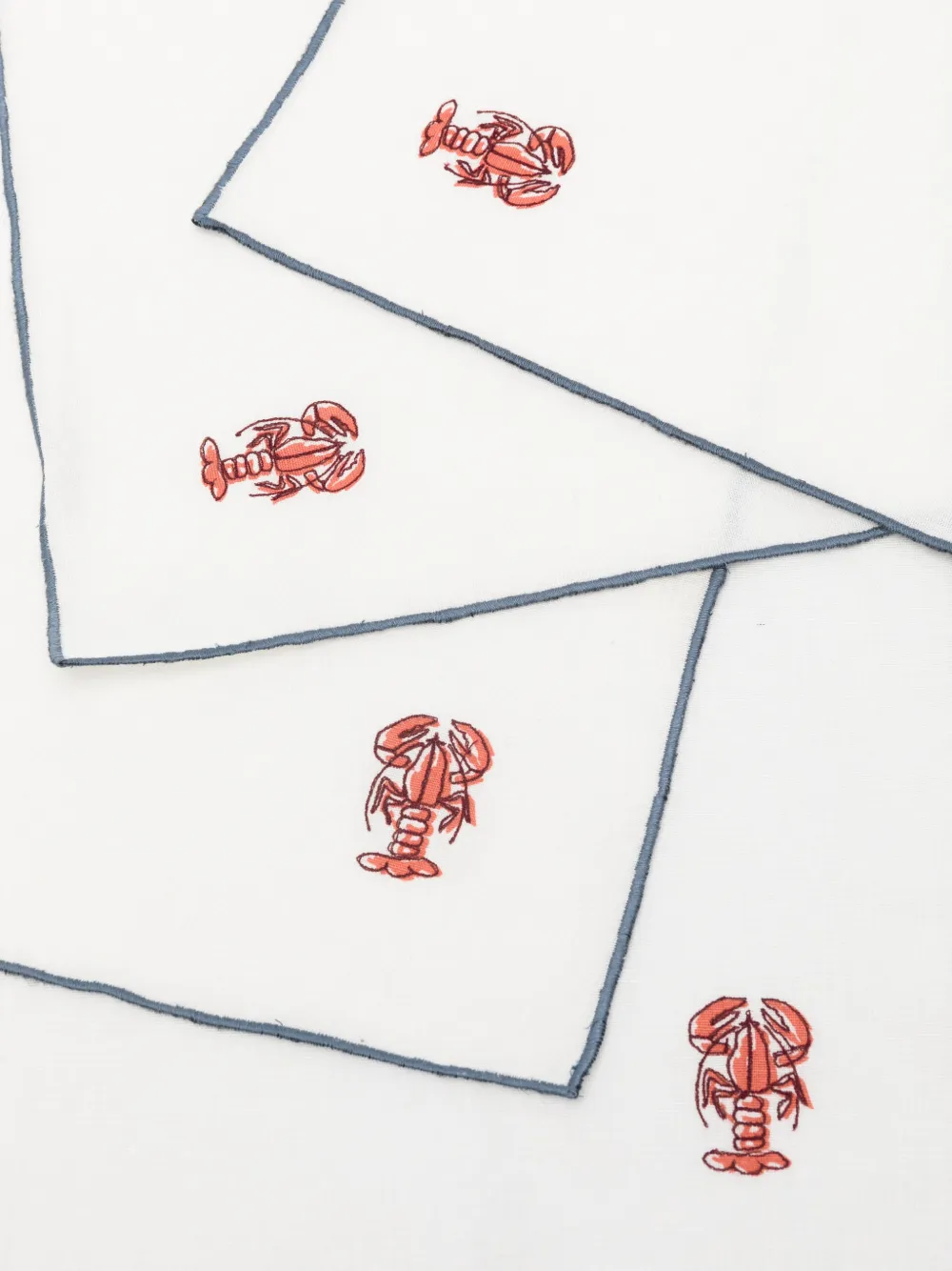 The Conran Shop embroidered lobster motif napkin (set of 4) | Tableware | Image 2