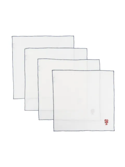 The Conran Shop embroidered lobster motif napkin (set of 4)