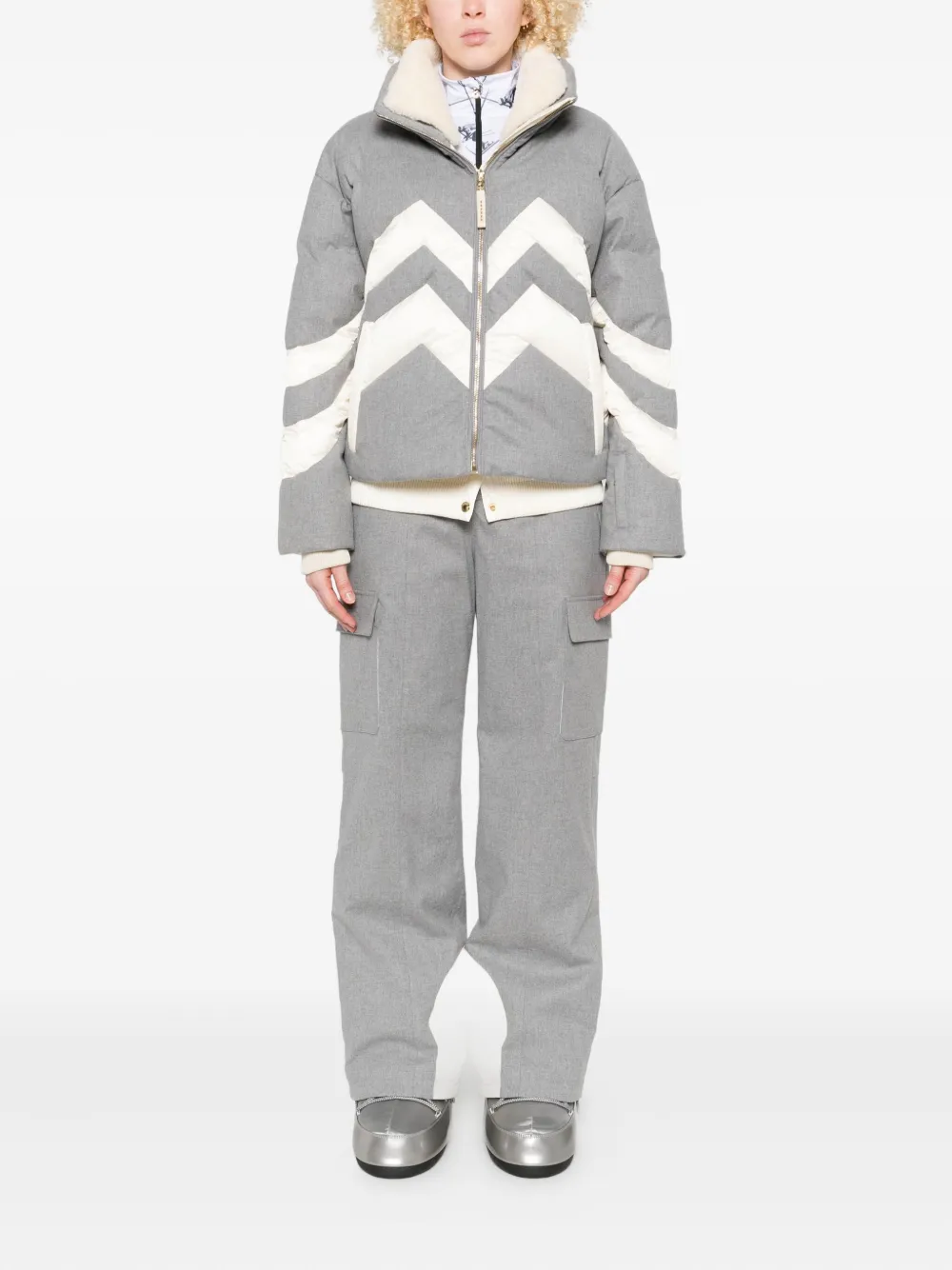 BOGNER Luca ski-broek met wijde pijpen - Grijs