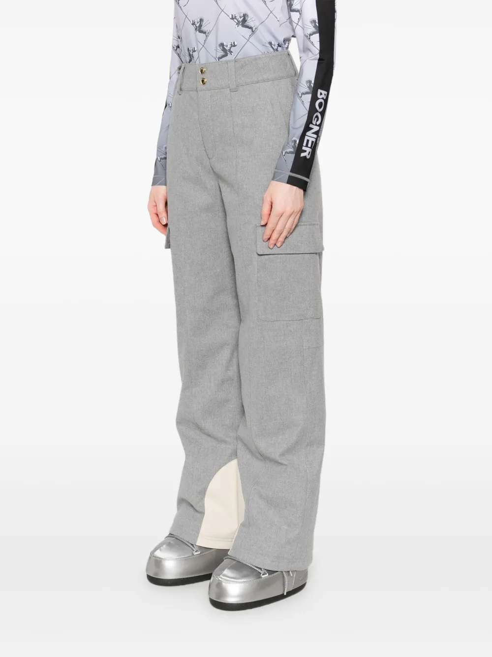 BOGNER Luca ski-broek met wijde pijpen Grijs