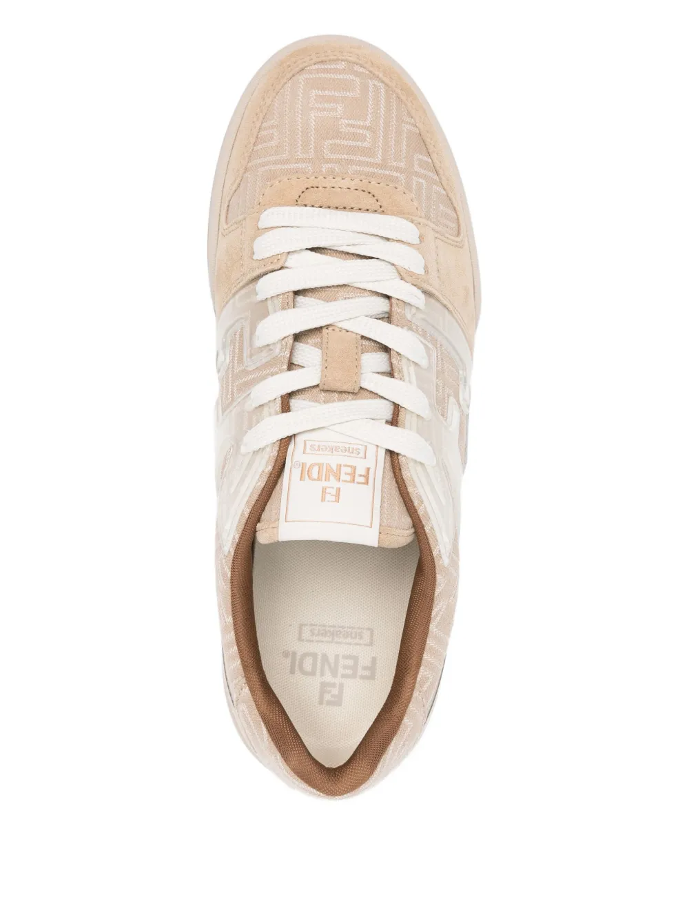 FENDI FF Match low-top sneakers Neutrals
