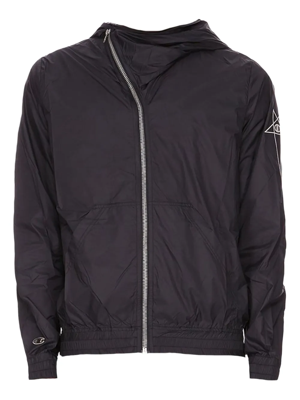 Rick Owens X Champion Mountain hooded jacket | Black | Image 1