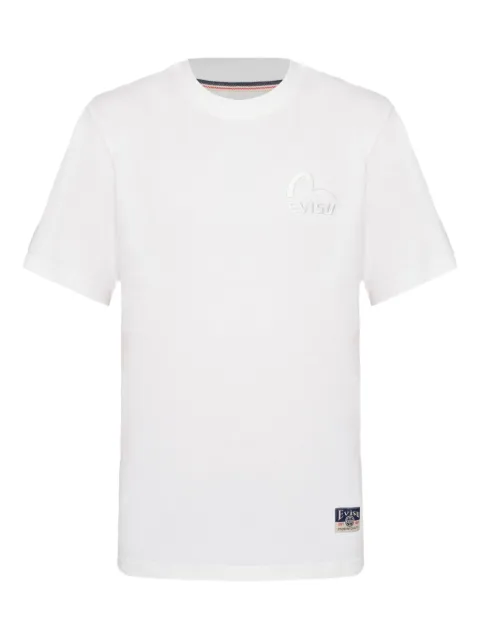 EVISU logo-embroidered T-shirt