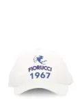 Fiorucci angel-embroidery logo baseball cap - White