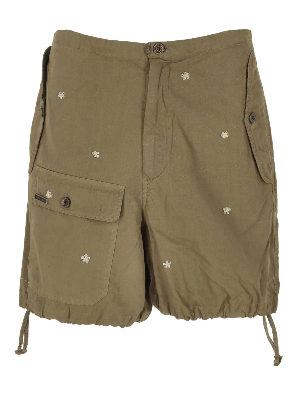 FRONT STREET 8 Cargo shorts met borduurwerk Groen