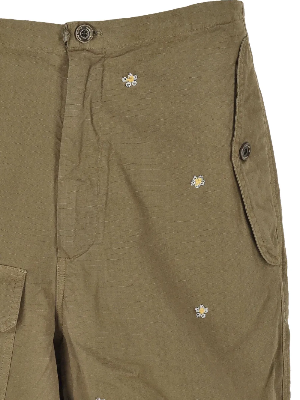FRONT STREET 8 Cargo shorts met borduurwerk Groen