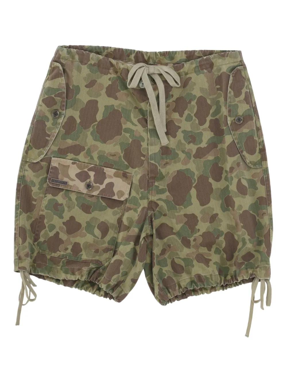 FRONT STREET 8 Shorts met camouflageprint Groen