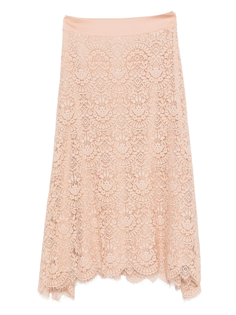 lace midi skirt