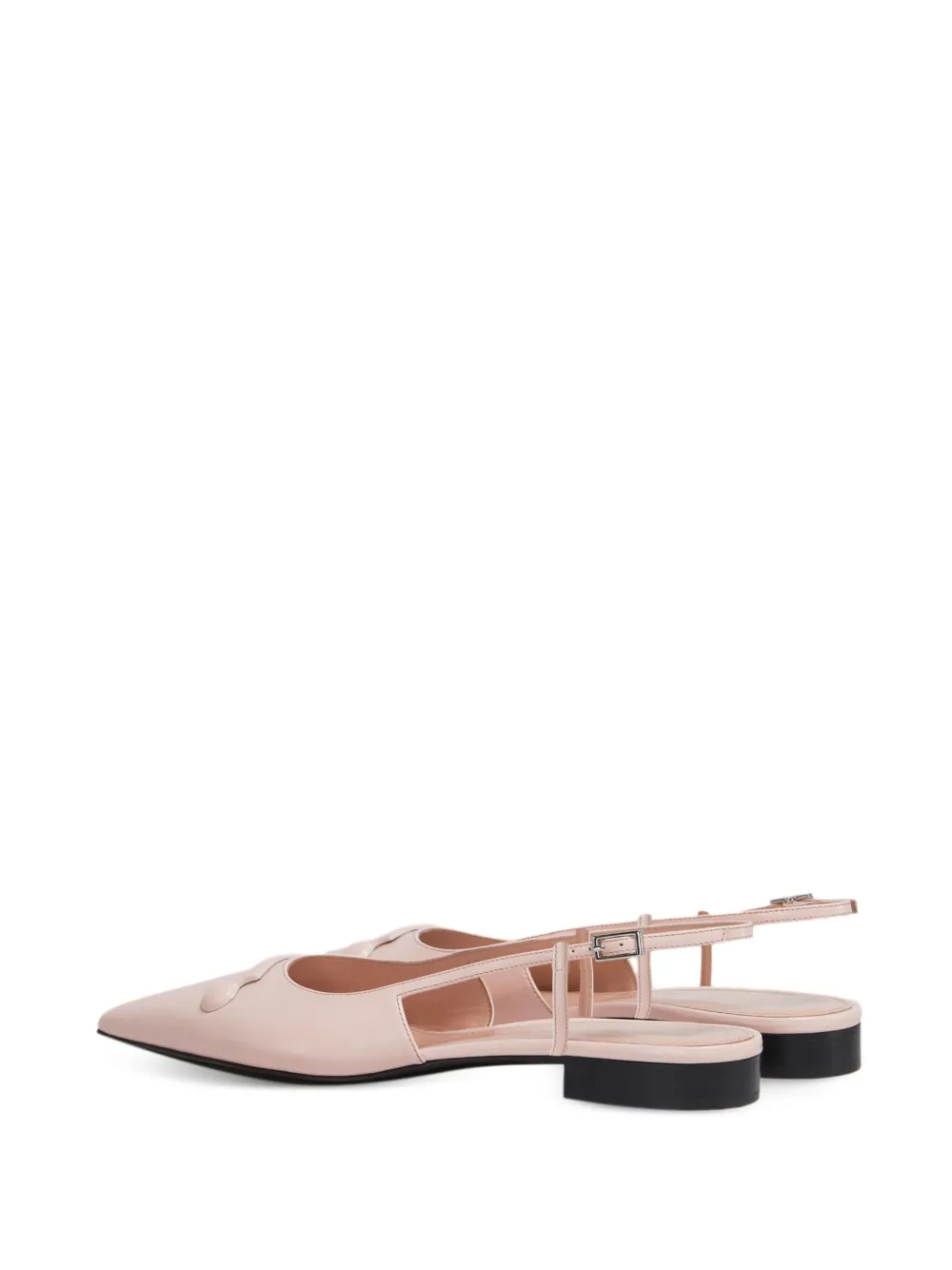 Marni Slingback Pointed-toe Flats