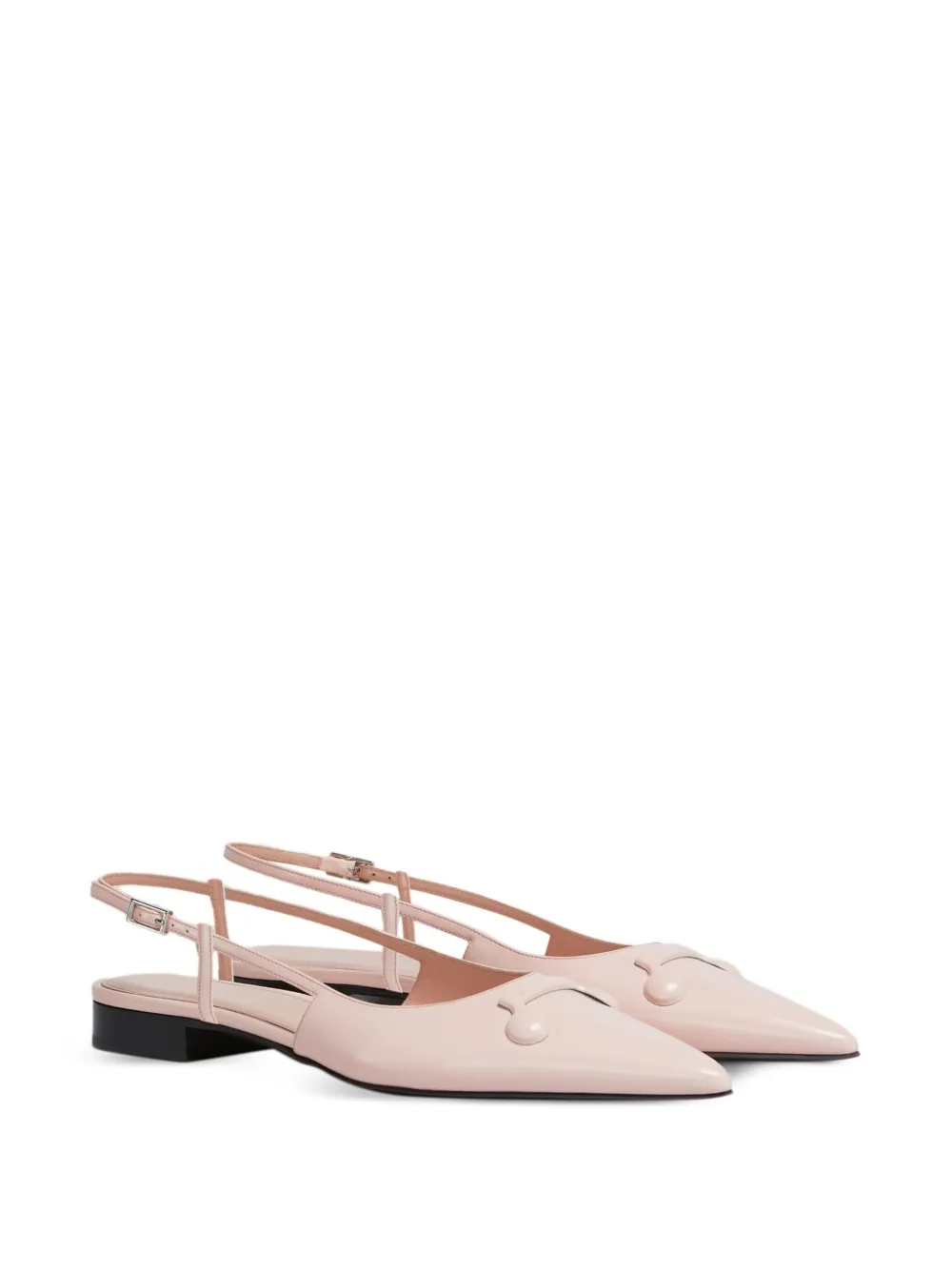 Marni Slingback Pointed-toe Flats