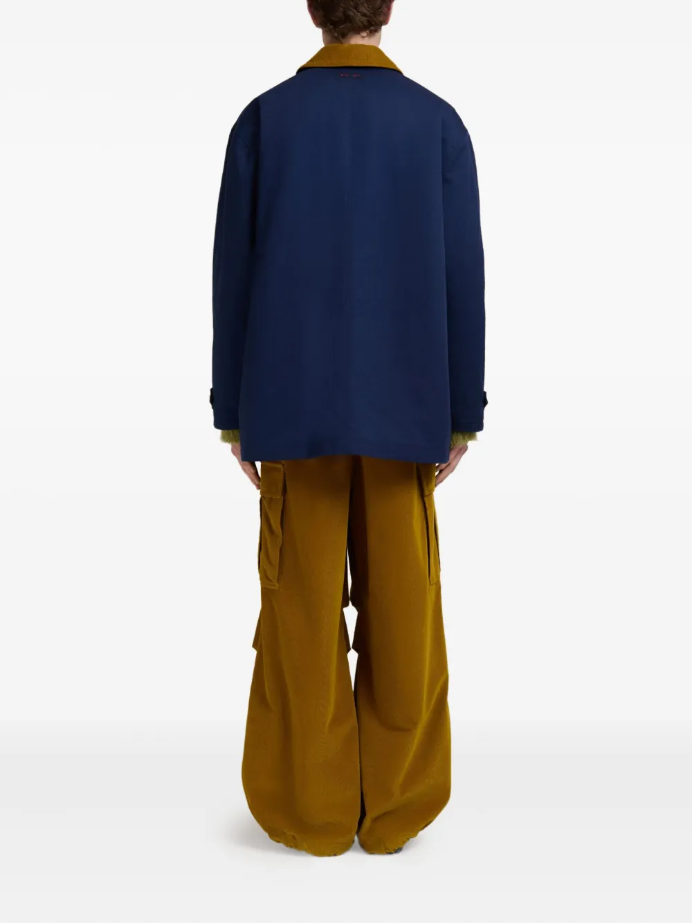 Marni Button-up jas Blauw