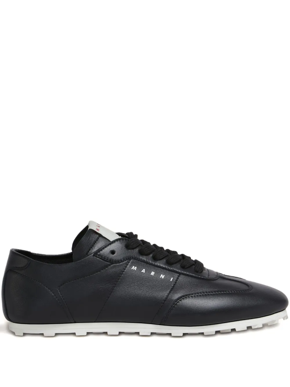 Marni lace-up athletic trainers Black