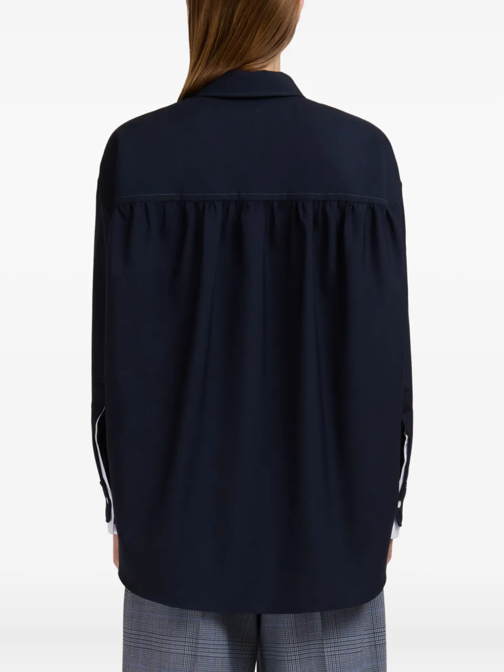 Marni Blouse van scheerwol Blauw