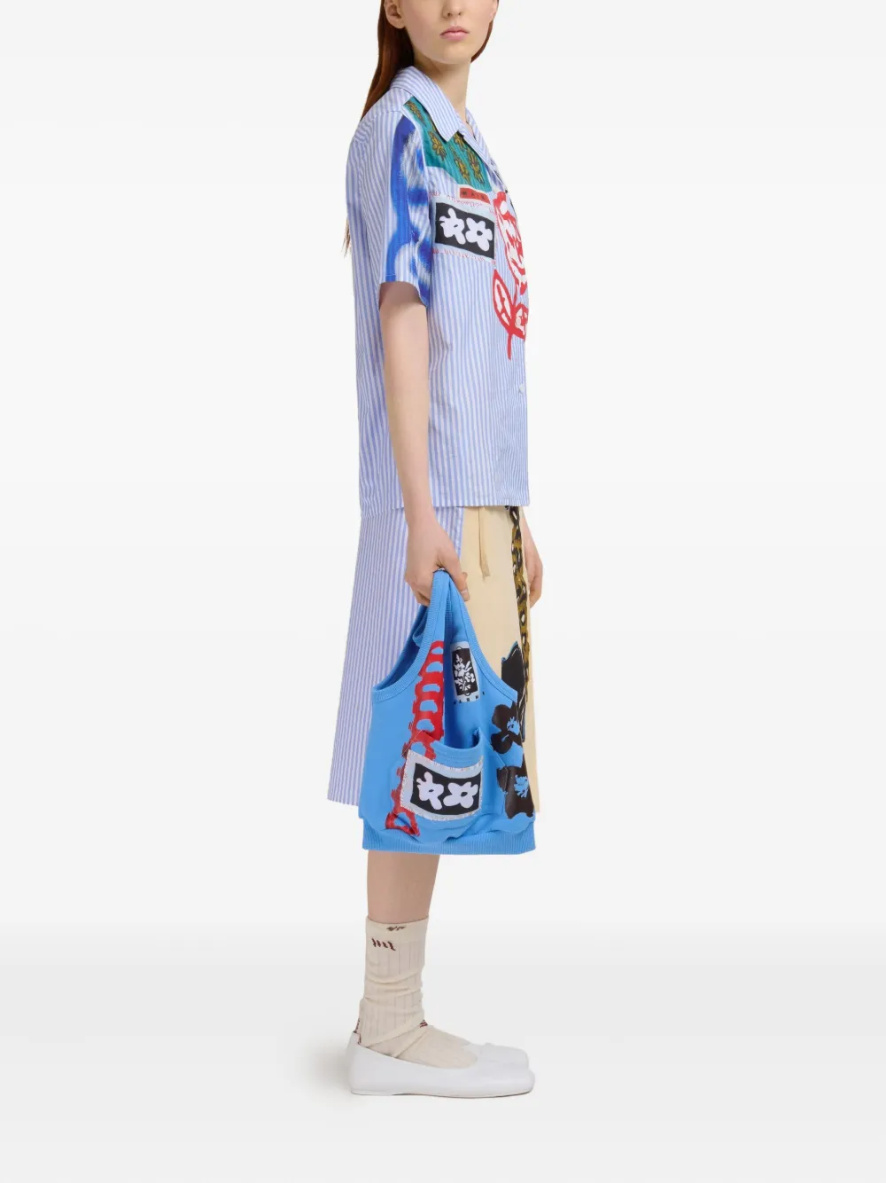 Marni patchwork embroidered short-sleeve shirt | Shirts | Image 2
