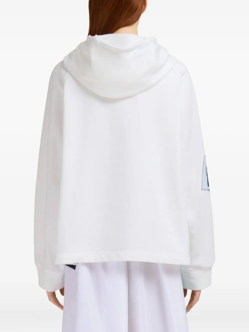 Marni Hoodie met print Wit