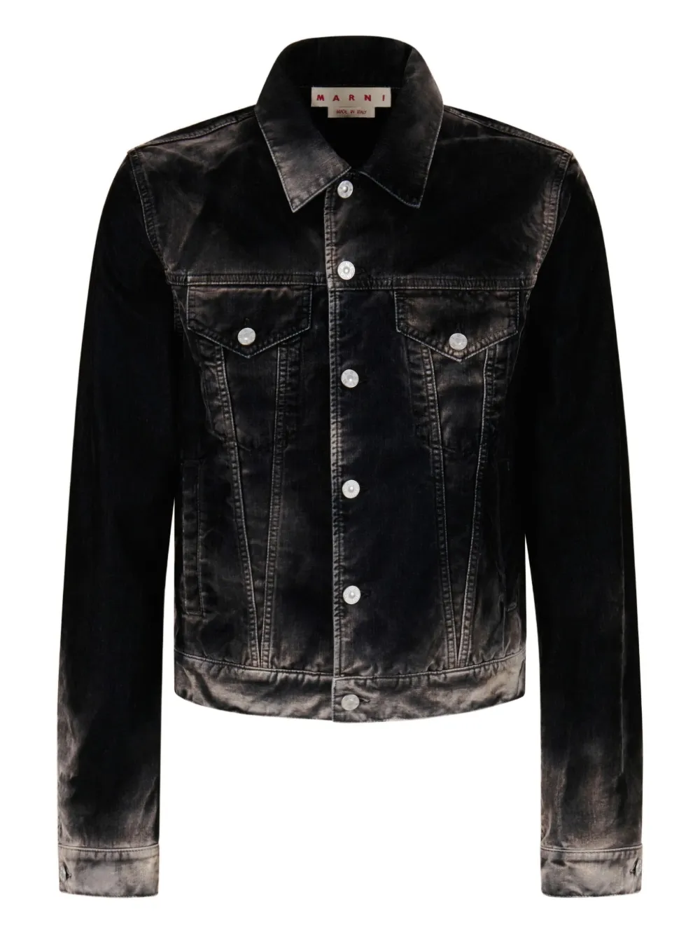 Marni ombré denim jacket | Black | Image 1