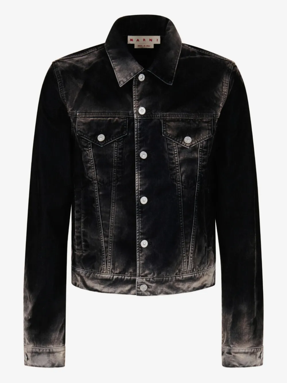 Marni ombré denim jacket | Black | Image 1