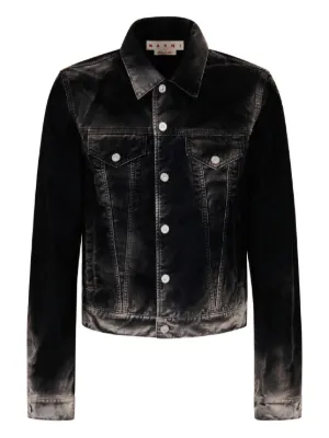 MM6 Maison Margiela デニムジャケット | ブラック | FARFETCH JP