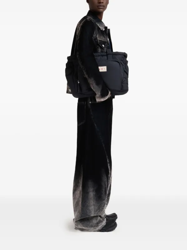 Marni グラデーション デニムジャケット | ブラック | FARFETCH JP