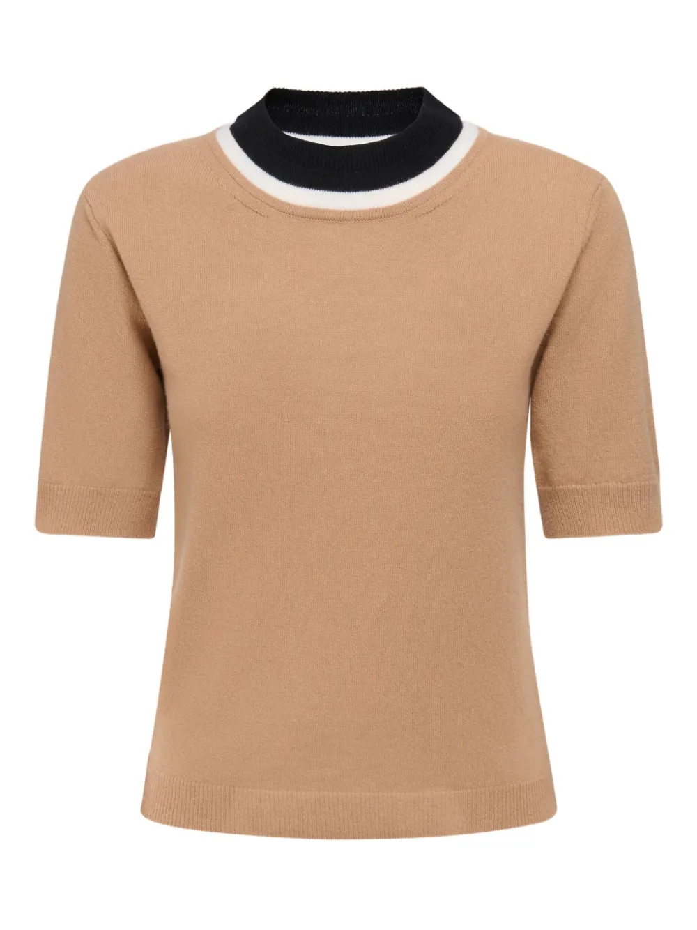 Marni two-tone knitted top | Neutrals | Image 1
