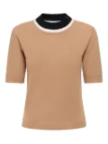 Marni two-tone knitted top - Neutrals
