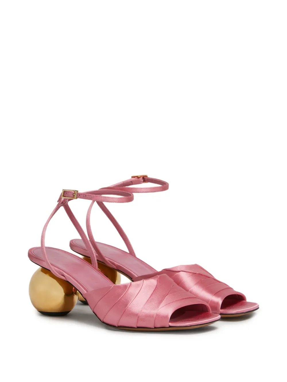 Marni satin sandals Pink