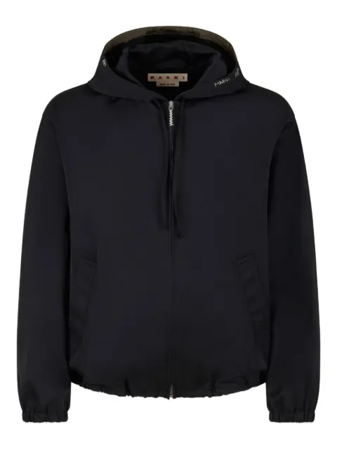 Marni hooded zip-up jacket
