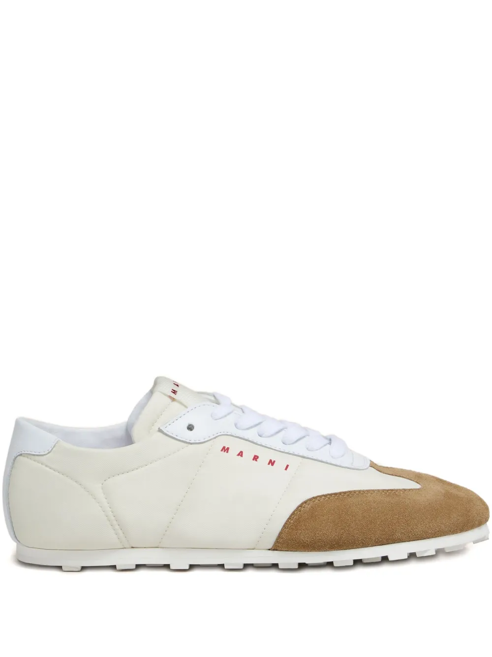 Marni suede-panelled sneakers White