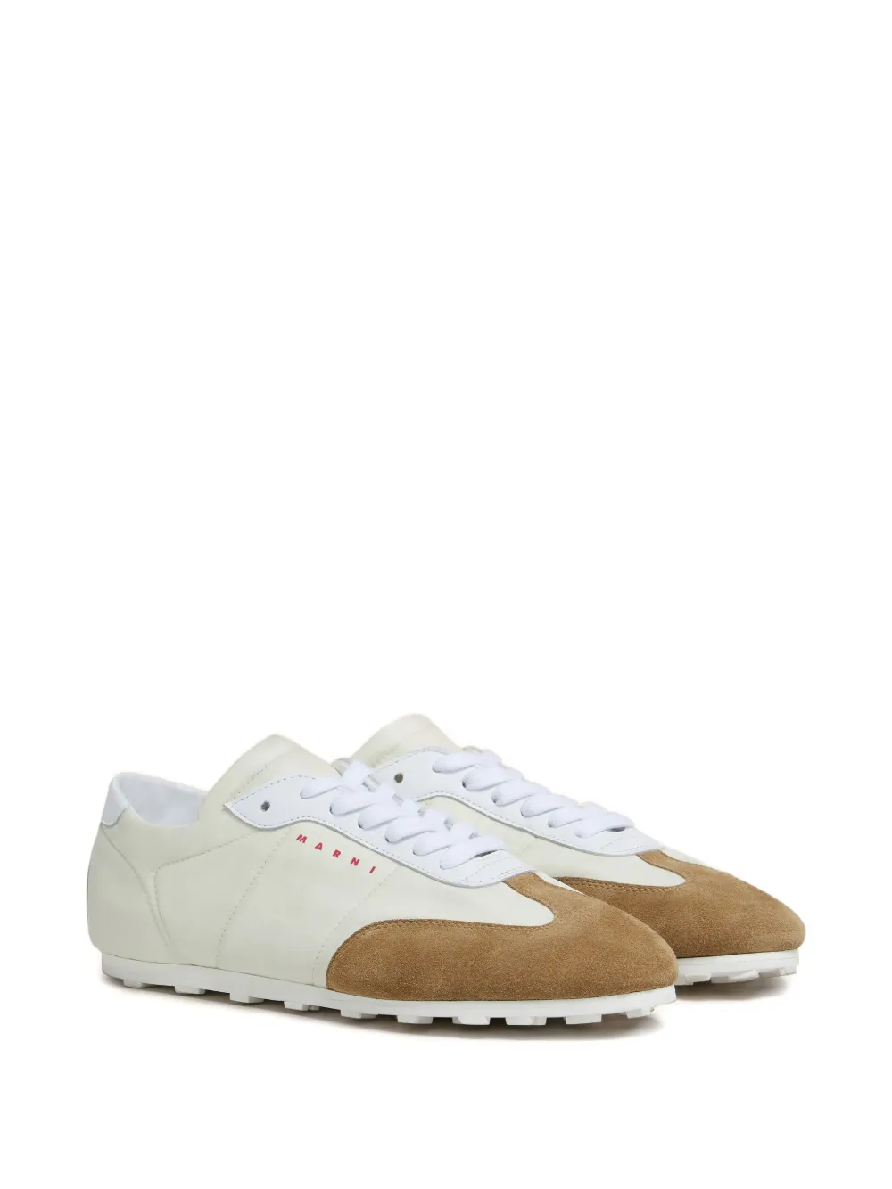 Marni Softy Soccer suede-panelled sneakers | Low-Tops | Image 2