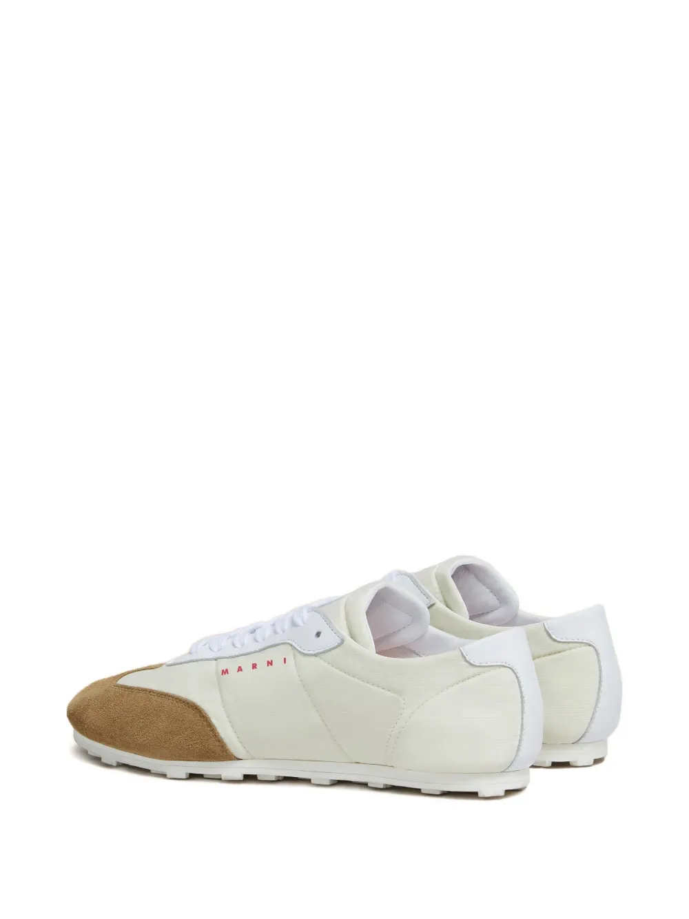 Marni Sneakers met suède vlak Wit