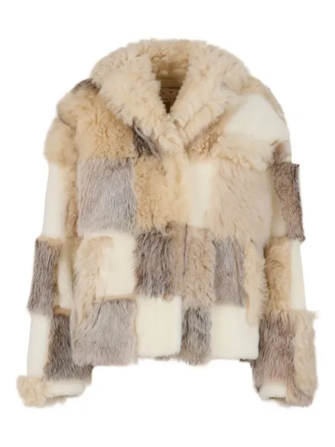 Marni patchwork fur jacket