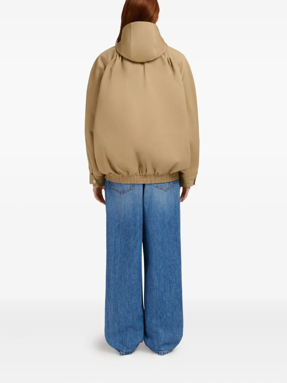 Marni Brown Drill Bomber Jacket In Brown