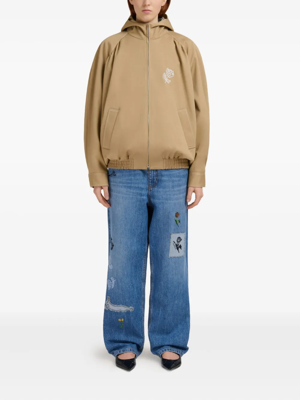 Marni hooded zip-up jacket | Oversized Jackets | Image 2