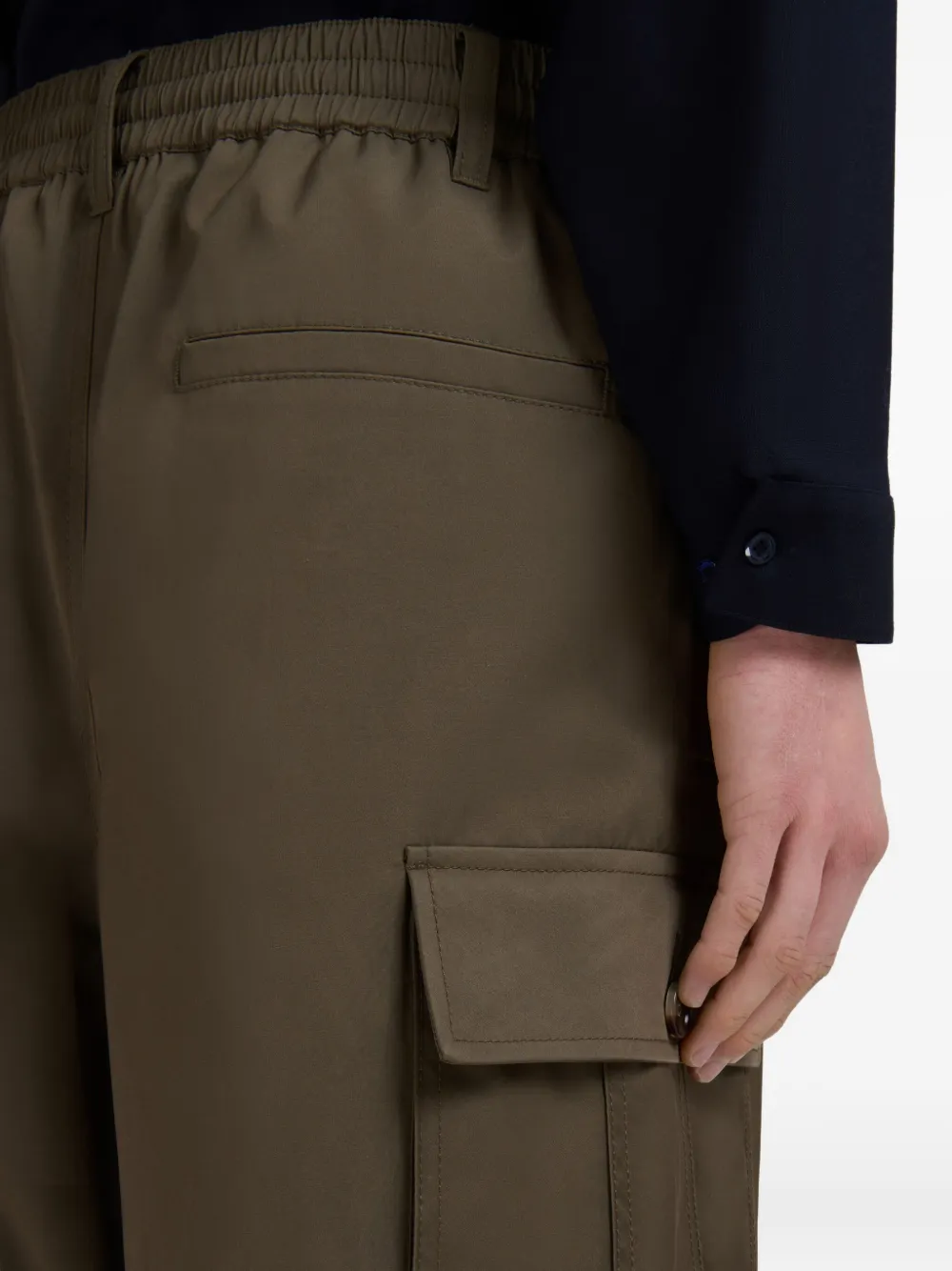 Marni Broek met cargo zakken Groen