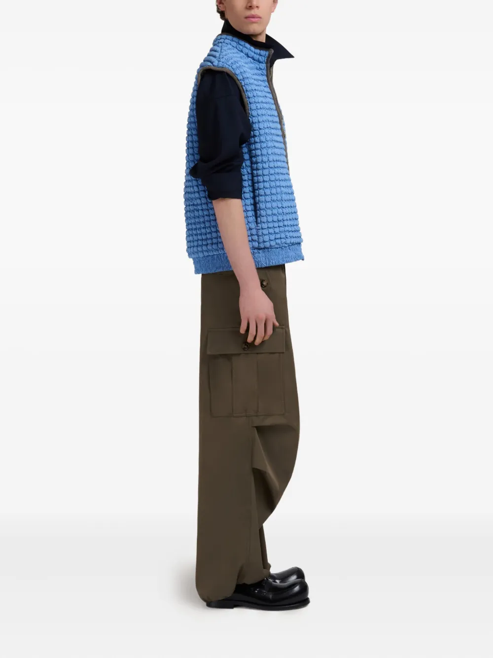 Marni Broek met cargo zakken Groen