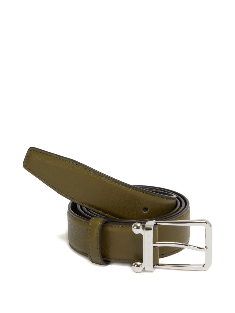 Marni Leren riem Groen