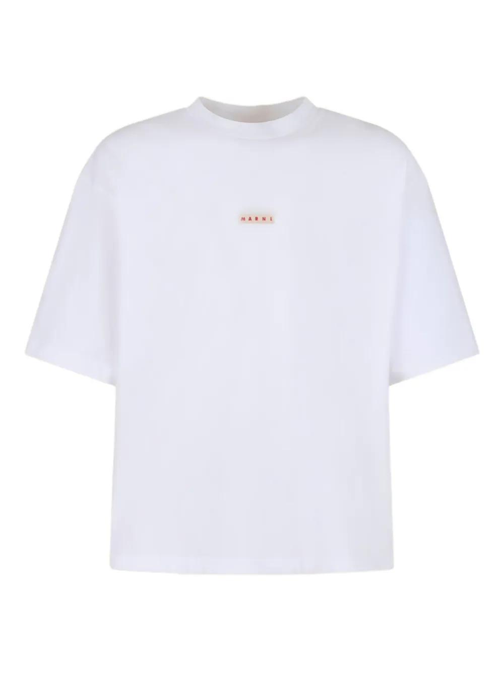 Marni embroidered logo T-shirt | White | Image 1