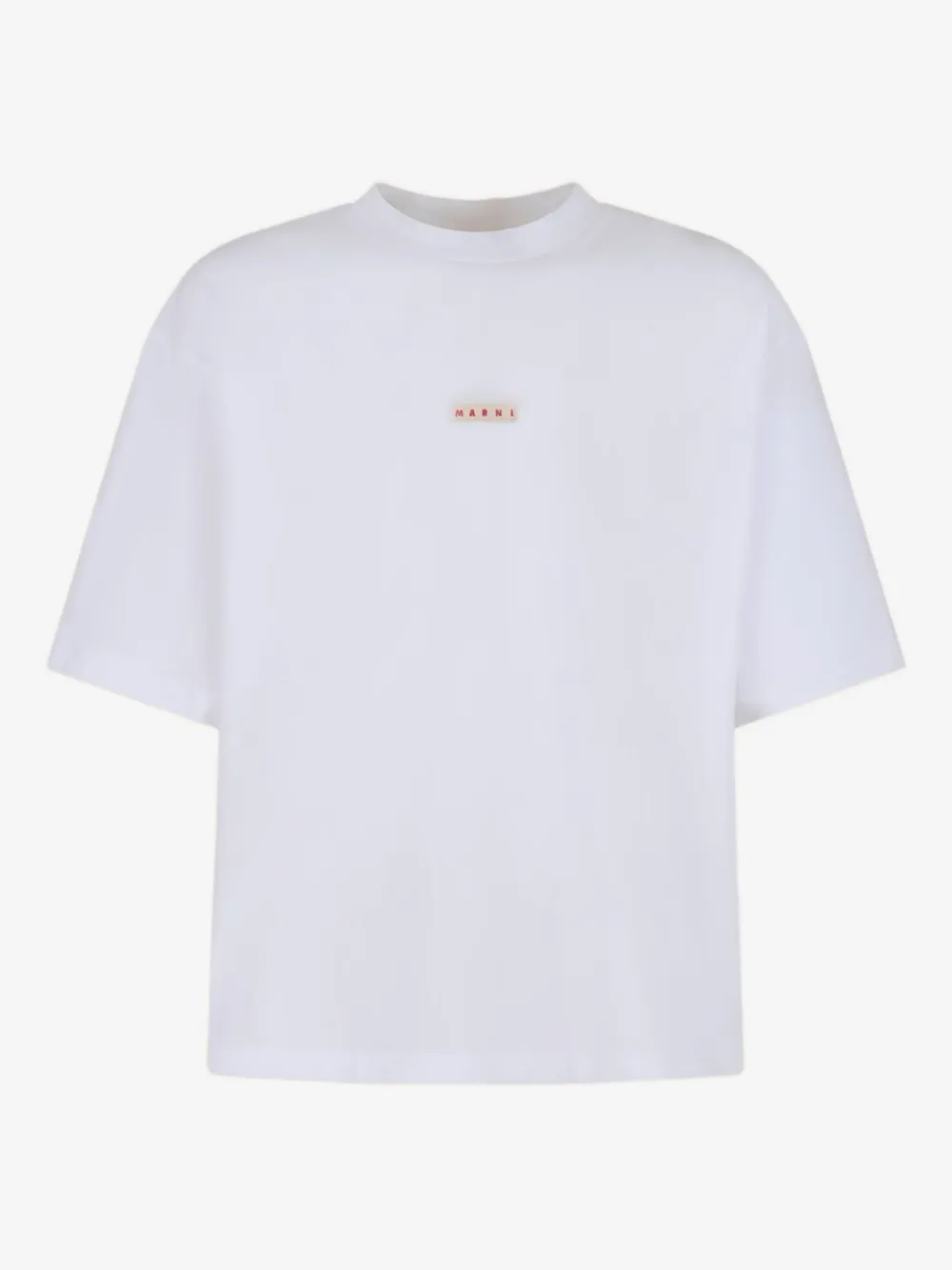 Marni logo刺绣T恤 | 白色 | Image 1