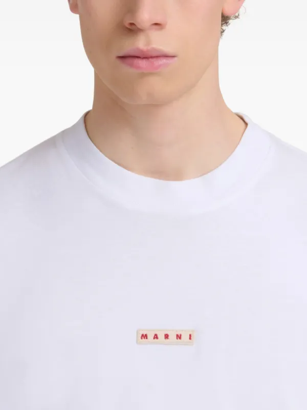 Marni ロゴ Tシャツ | ホワイト | FARFETCH JP