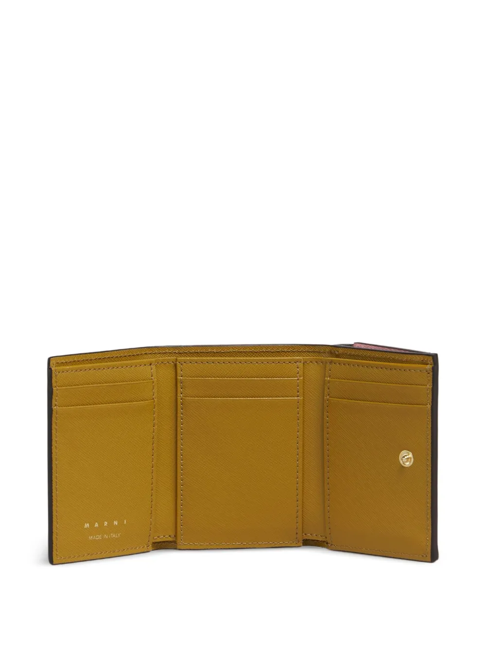 Marni Portemonnee met colourblocking Groen