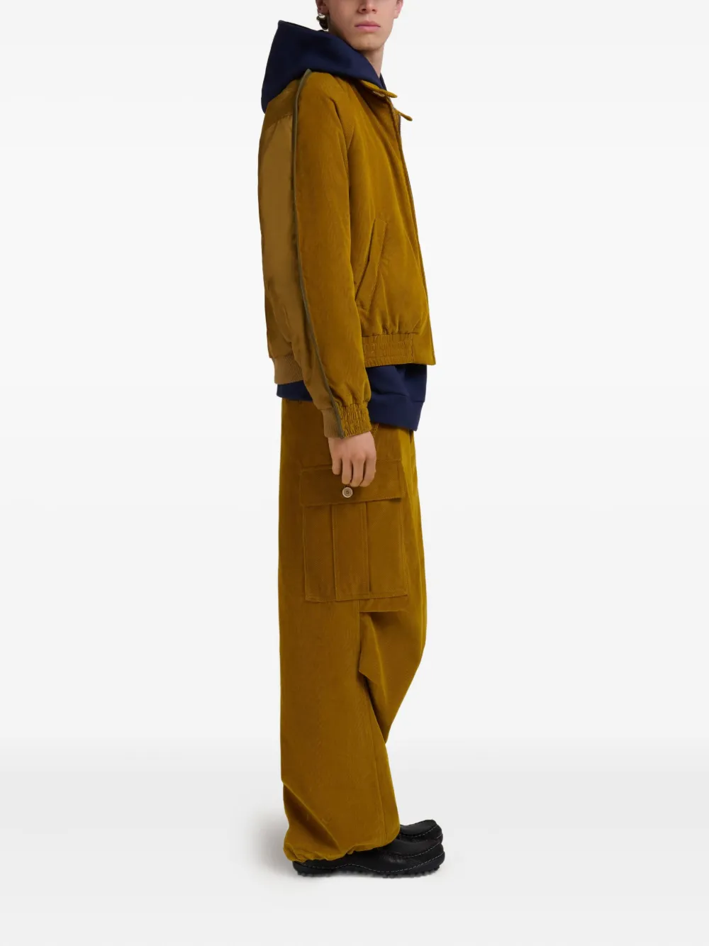 Marni Hoodie met logoprint Blauw
