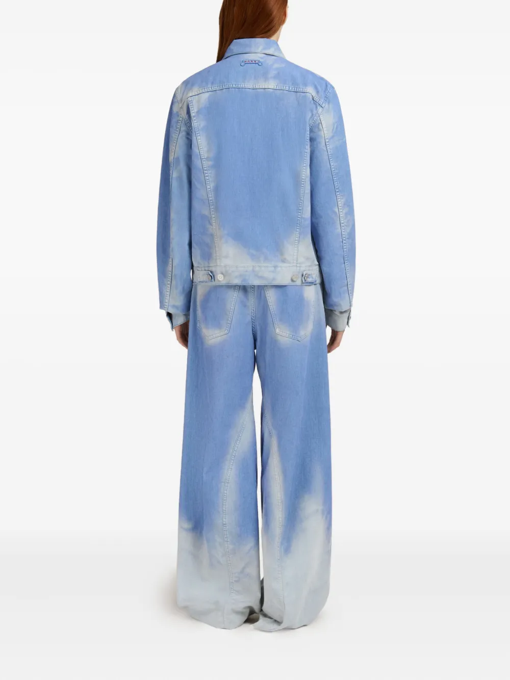 Marni Vervaagd denim jack Blauw