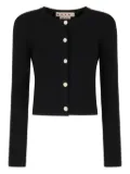 Marni button-front long-sleeve cardigan - Black